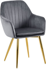 CLP Esszimmerstuhl Cheryl Samt gold