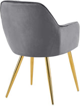 CLP Esszimmerstuhl Cheryl Samt gold – Produktabbildung 3