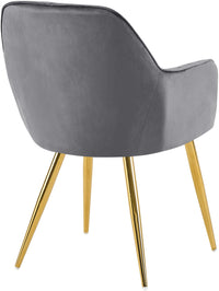 CLP Esszimmerstuhl Cheryl Samt gold – Produktabbildung 3