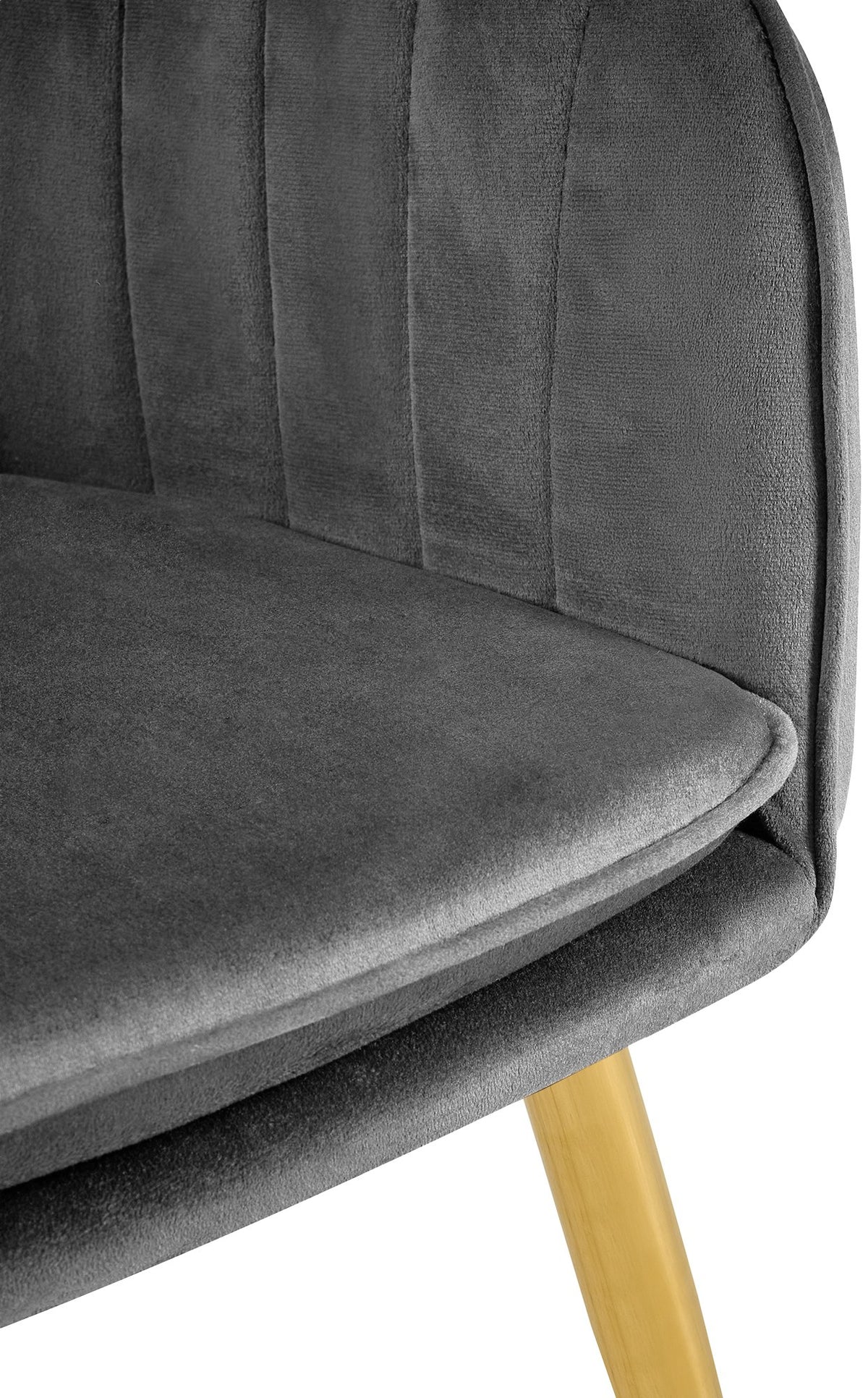 CLP Esszimmerstuhl Cheryl Samt gold – Produktabbildung 4