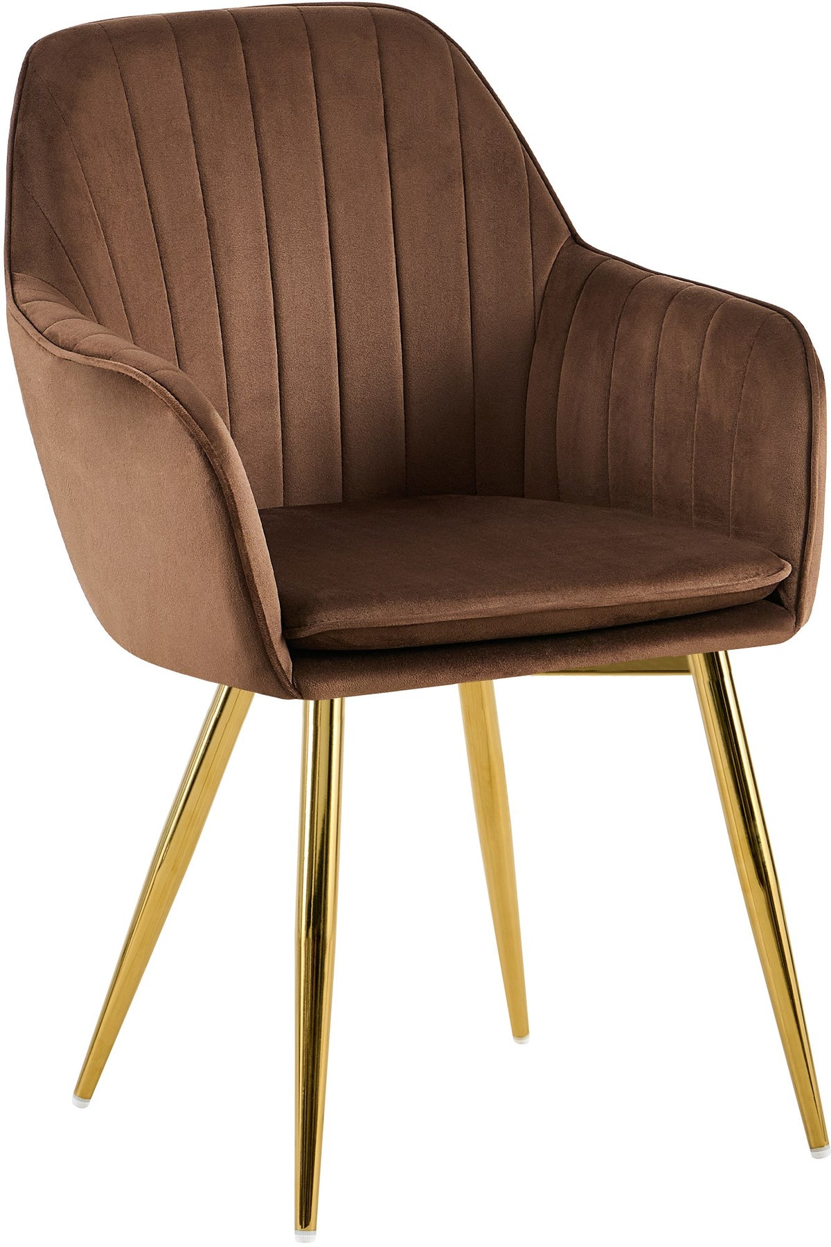CLP Esszimmerstuhl Cheryl Samt gold – Produktabbildung 5