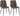 CLP 2er Set Esszimmerstuhl Clairton Stoff