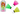 Set of badminton shuttlecocks, 3-piece, classic, colorful