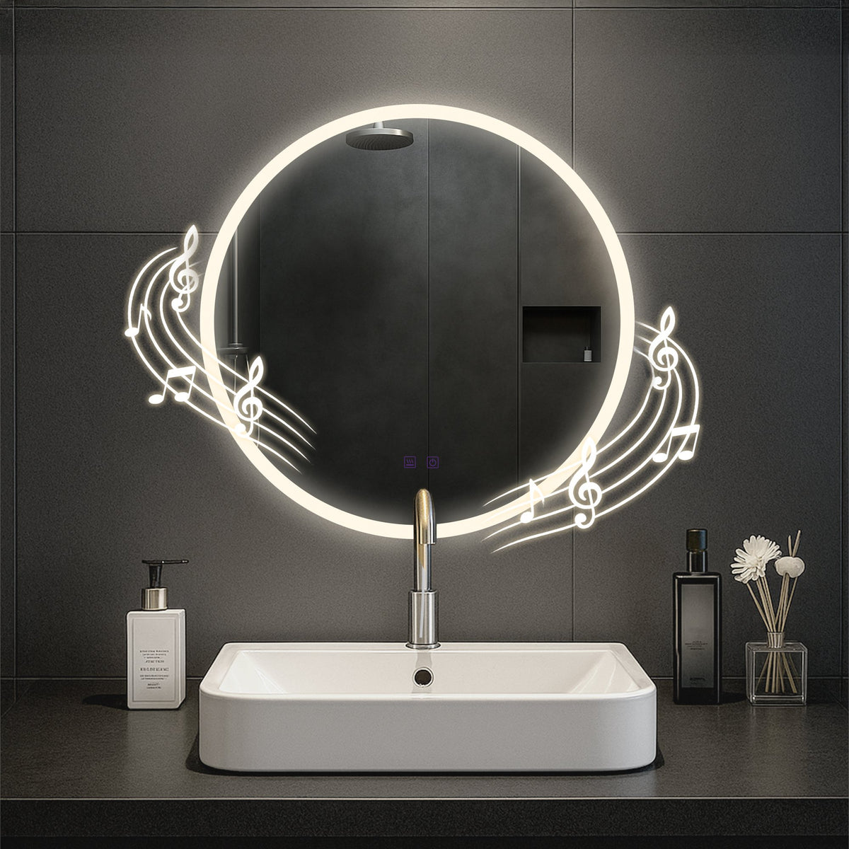 CLP Badspiegel Laconia 60 mit Bluetooth