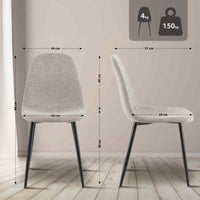CLP Esszimmerstuhl Napier Stoff – Produktabbildung 9