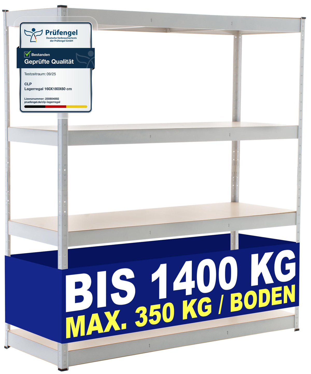 CLP Lagerregal 160x60x180 cm – Produktabbildung 8