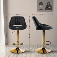 CLP 2er Set Barhocker Milet Kunstleder G – Produktabbildung 2
