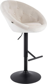 CLP Barhocker London Samt schwarz – Produktabbildung 8