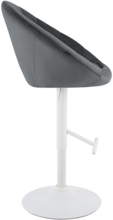 CLP Barhocker London Samt weiß – Produktabbildung 5