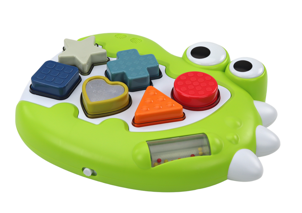 Sensory dinosaur sorter that plays melody puzzles for little ones (2)