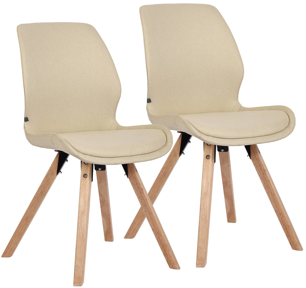 CLP 2er Set Stuhl Luna Stoff