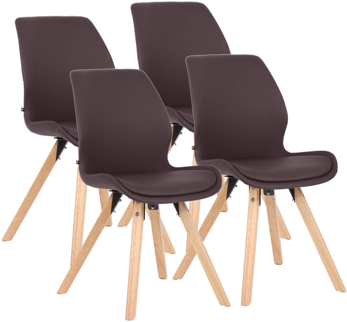 CLP 4er Set Stuhl Luna Kunstleder – Produktabbildung 8