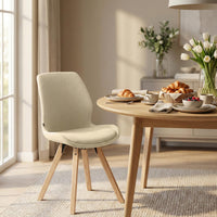 CLP 4er Set Stuhl Luna Stoff – Produktabbildung 3