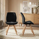 CLP 4er Set Stuhl Luna Samt – Produktabbildung 9