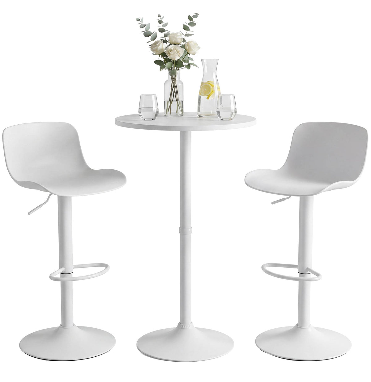 CLP 2er Bartisch Set Velor Kunststoff
