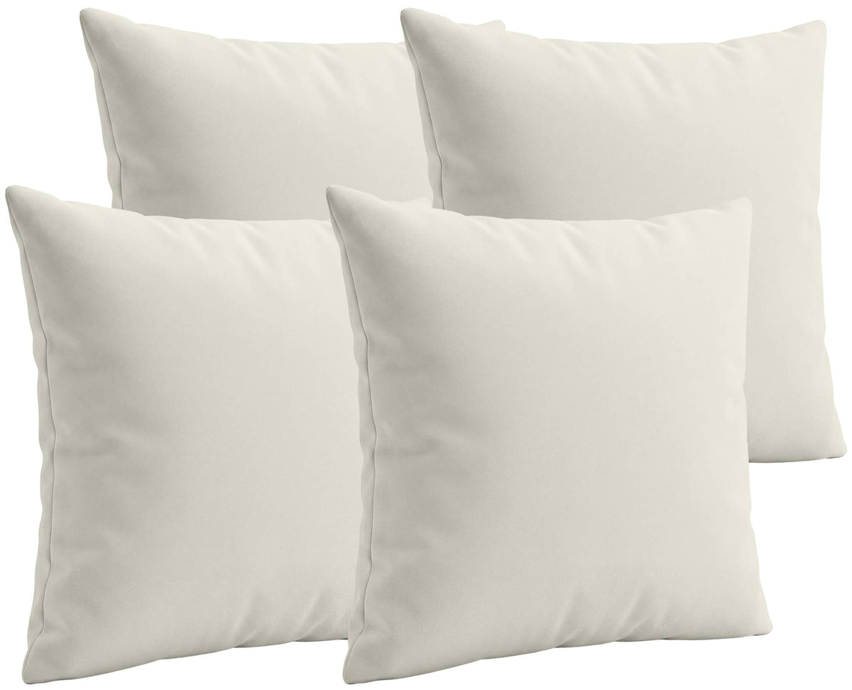 CLP 4er Set Deko-Kissen 45x45 cm