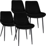 CLP 4er Set Esszimmerstühle Victoria Samt – Produktabbildung 8