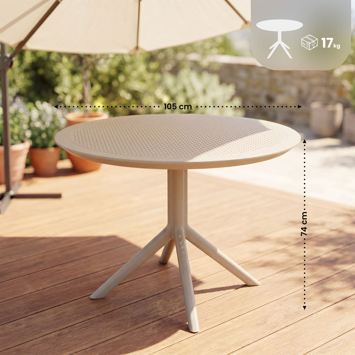 Tisch Sky rund 105 cm