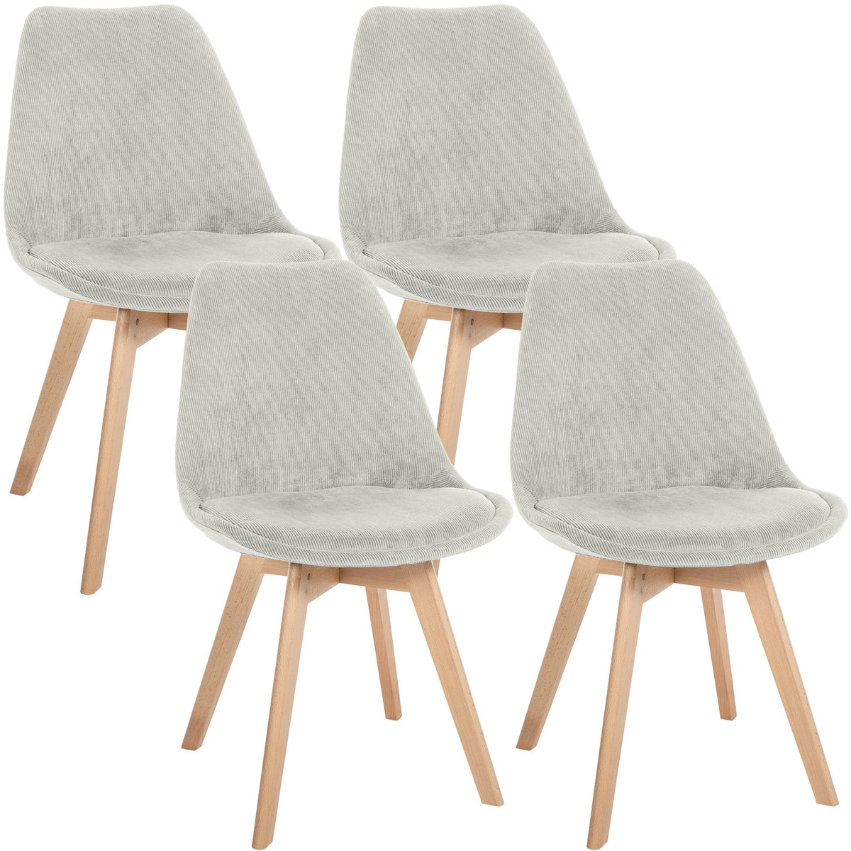 CLP 4er Set Stuhl Linares Cord