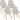 CLP 4er Set Stuhl Linares Cord