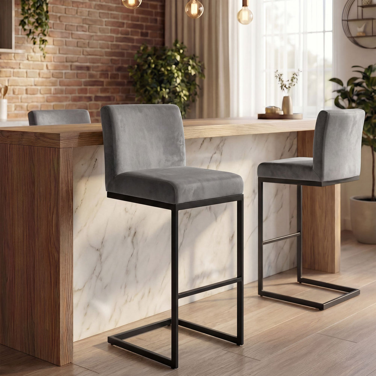 CLP Barhocker Hopewell Samt B – Produktabbildung 10