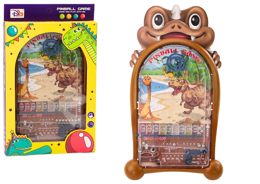 Dinosaur pinball arcade game brown stand
