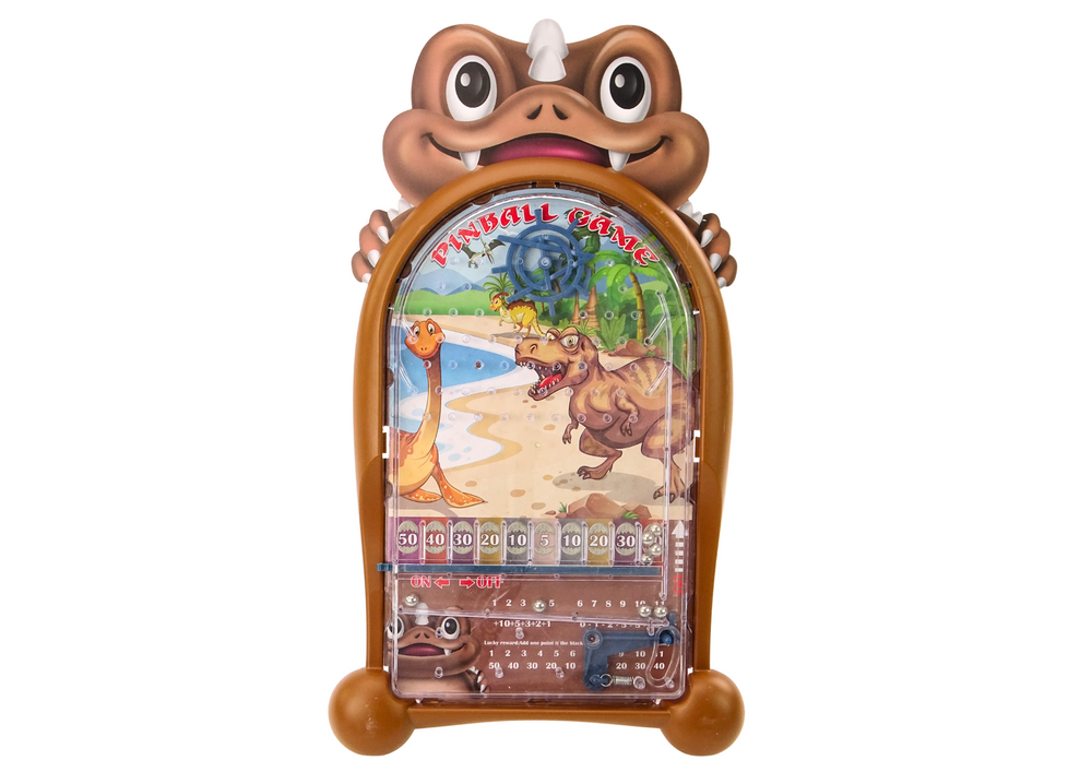 Dinosaur pinball arcade game brown stand (2)