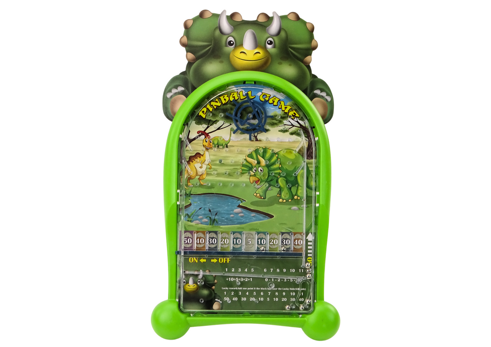 Dinosaur pinball arcade game standing green (2)