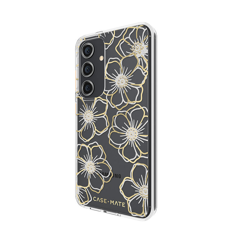 Case-Mate Floral Gems - case for Samsung Galaxy S24 (gold) (2)