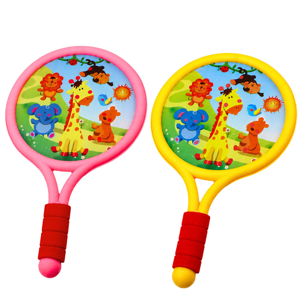 Children's badminton rackets animals yellow pink (2)