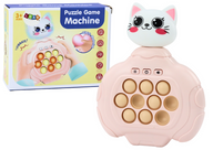 Pop-It Kitten Game Pink Arcade Console Vibration Sensory Pad