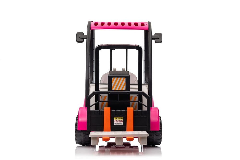 XMX638 Pink Battery-Powered Forklift (5)