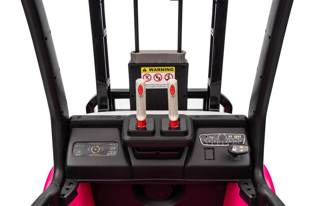 XMX638 Pink Battery-Powered Forklift (12)