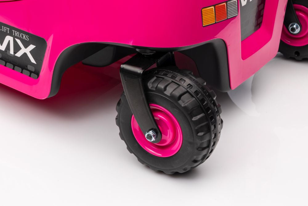 XMX638 Pink Battery-Powered Forklift (15)