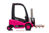 XMX638 Pink Battery-Powered Forklift (4)