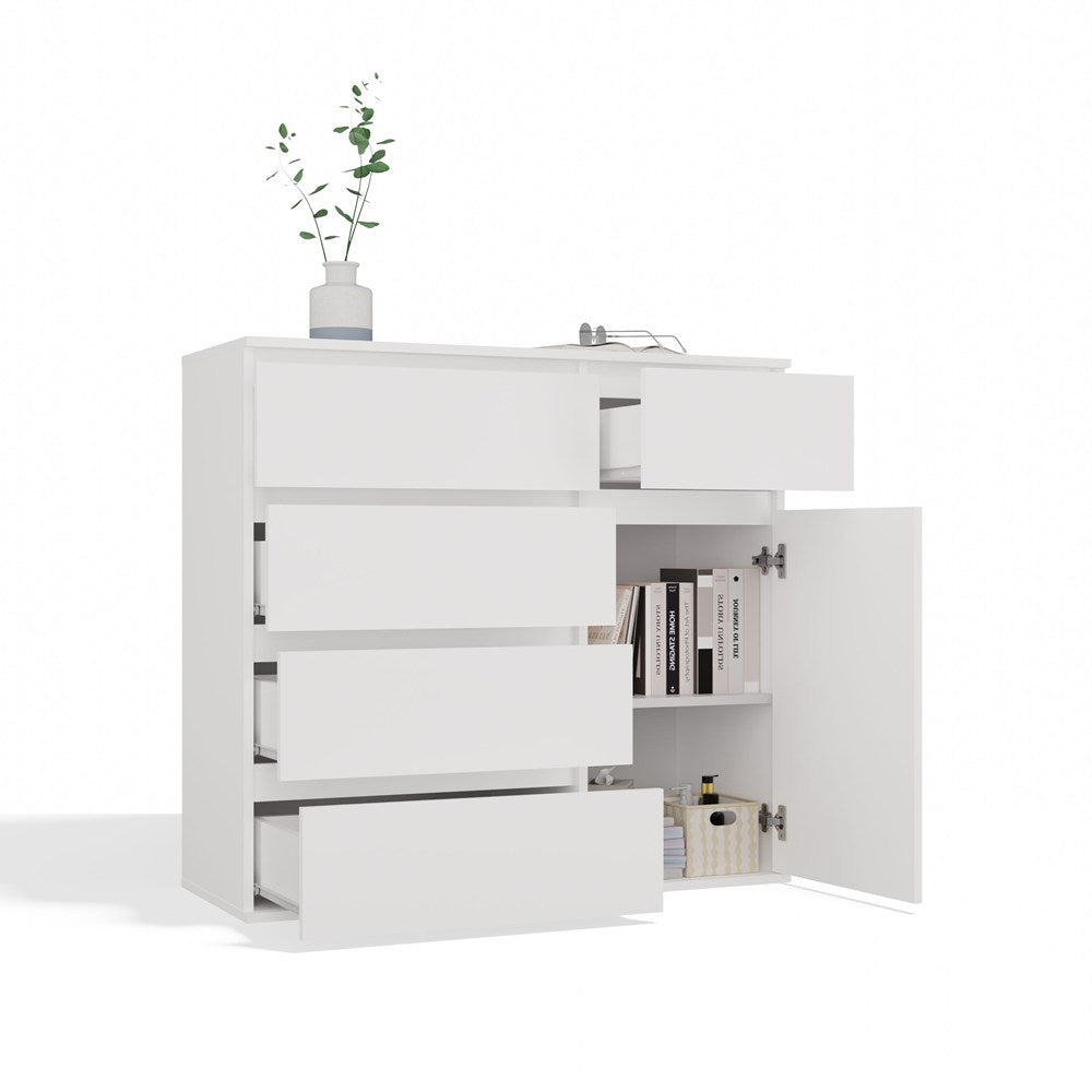 Kommode Malwa 1D5S WEISS – Produktabbildung 15
