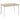 Dining table, 120 x 75 cm kitchen table in country house style for 4 people, wooden table for living room