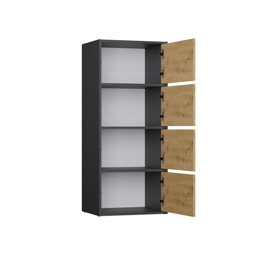 Kommode ALMA ANTHRAZIT EICHE ARTISAN – Produktabbildung 8