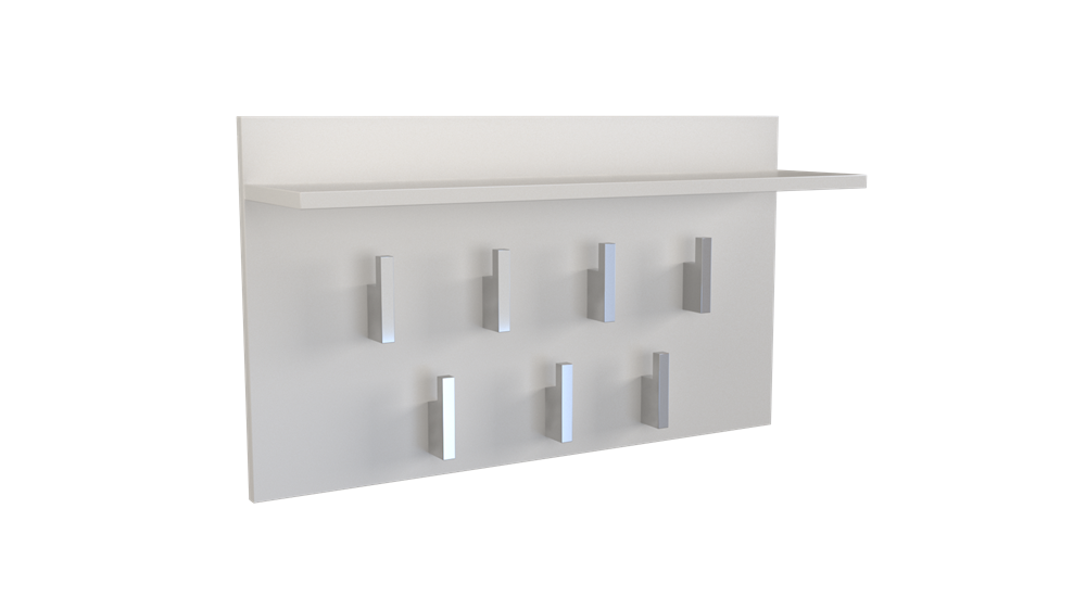 Garderobenpaneel 2F 2F WEISS