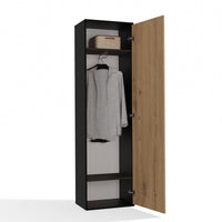 Kleiderschrank DUO ANTHRAZIT EICHE ARTISAN – Produktabbildung 7