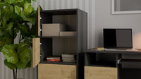 Kommode ALMA ANTHRAZIT EICHE ARTISAN – Produktabbildung 4