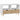 TV stand, TV media console with drawers, open shelves, wood, 99 x 39 x 58 cm, white