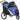 Dog stroller, foldable, collapsible, cushion included, steel frame, blue/black
