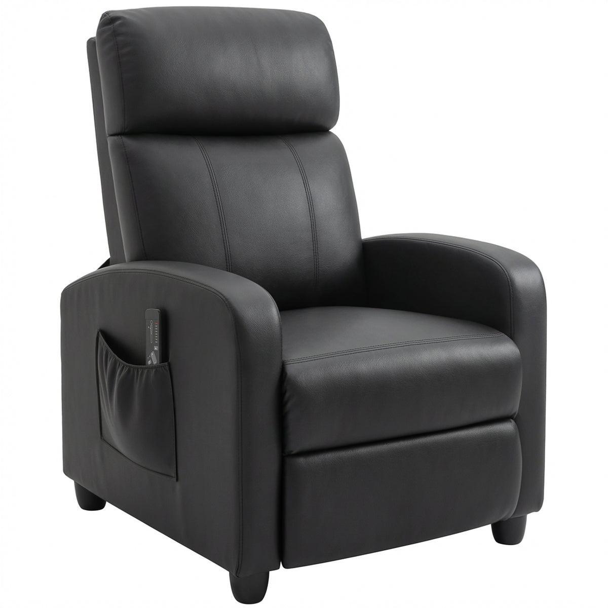 Recliner TV chair with vibration massage, reclining function, 2 massage points, remote control, 68 x 88 x 98 cm