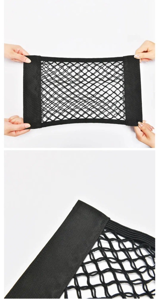 Trunk net organizer bag with screws, sturdy bag, 20 x 26 cm (2)
