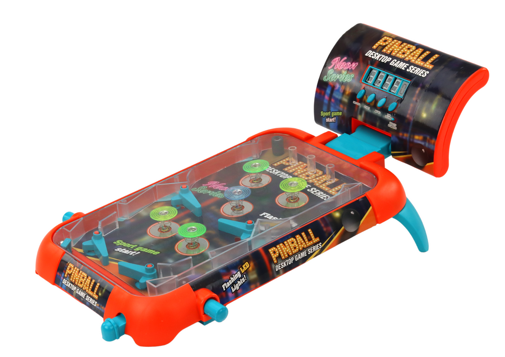 Pinball arcade game, LED lights, sounds, scoreboard (2)