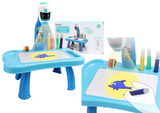 Mini projector robot table 2-in-1 accessory blue