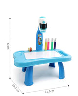 Mini projector robot table 2-in-1 accessory blue (5)