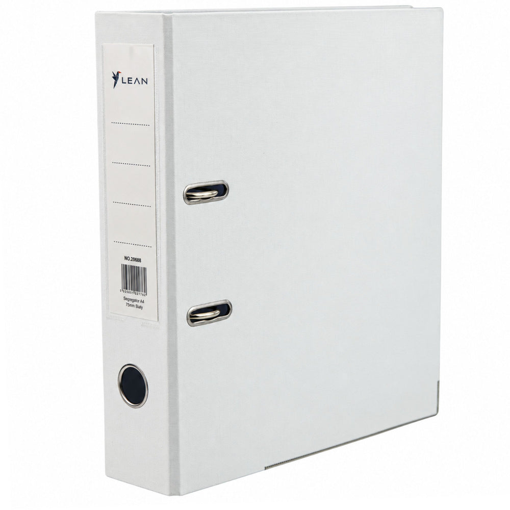 A4 document folder/75 mm lever arch mechanism white (2)