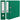 A4 document folder/75mm lever arch mechanism green